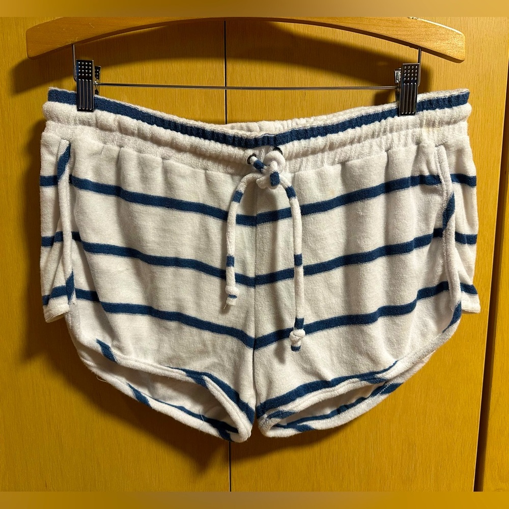 Chaser Terry Cloth Striped Shorts - NWT